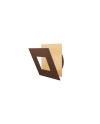 DALIA * APLIQUE CUADRADO 12W - ORO + CORTEN